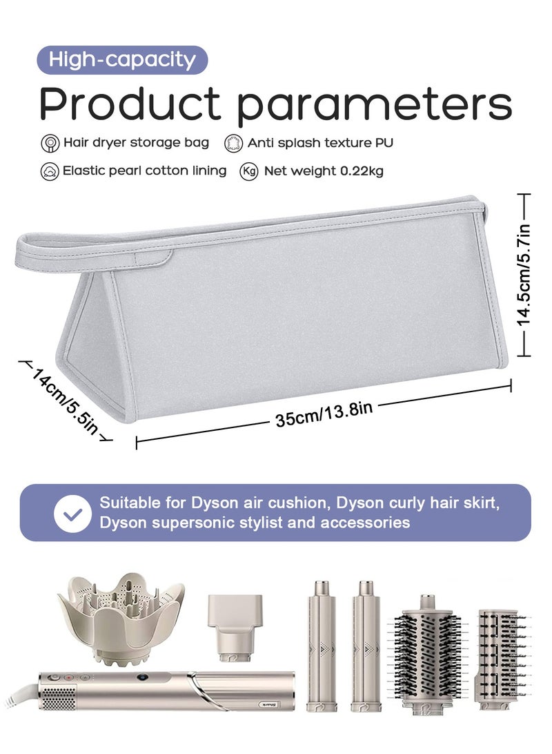 URbazaar Travel Case for Dyson Styler/Shark Flexstyle, Portable Carrying Case for Dyson Supersonic Hair Dryer, Waterproof Anti-scratch Dustproof Shockproof Protection Organizer Travel Storage Bag - Image 2