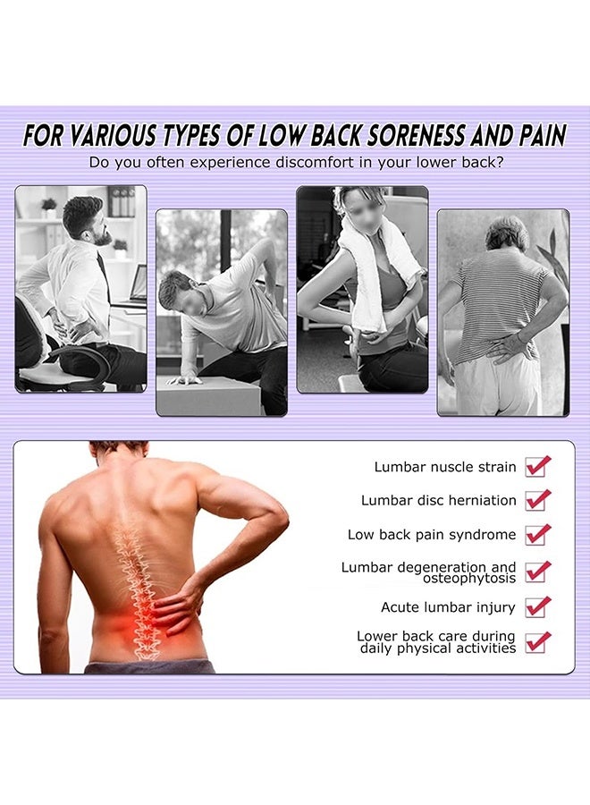 كوانتوم حزام دعم أسفل الظهر، حزام دعم بتصميم شبكي يسمح بالتهوية، حزام رفع أثقال قابل للتعديل للتدريب اليومي على القوة أثناء العمل - Image 4