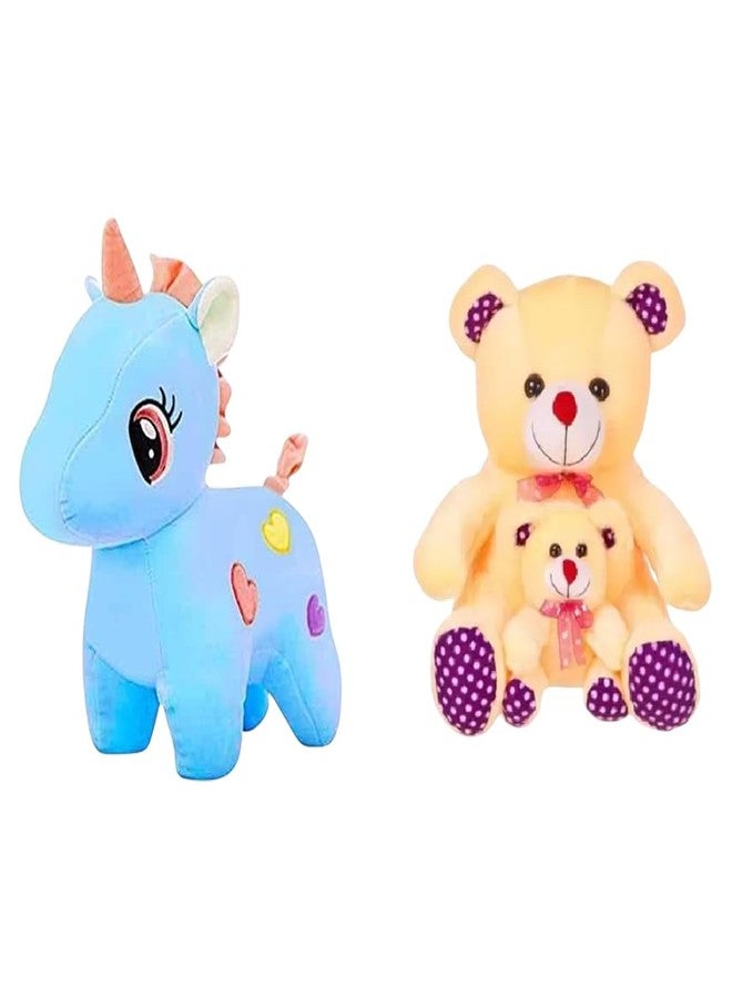 KPN Toy Figure Combo Pack of Unicon & Butter DID Mini Character Figurines Set with Bright Colours & Smooth Finish | Playtime Display Set for Home, Desk Decor & Gifting - Image 1