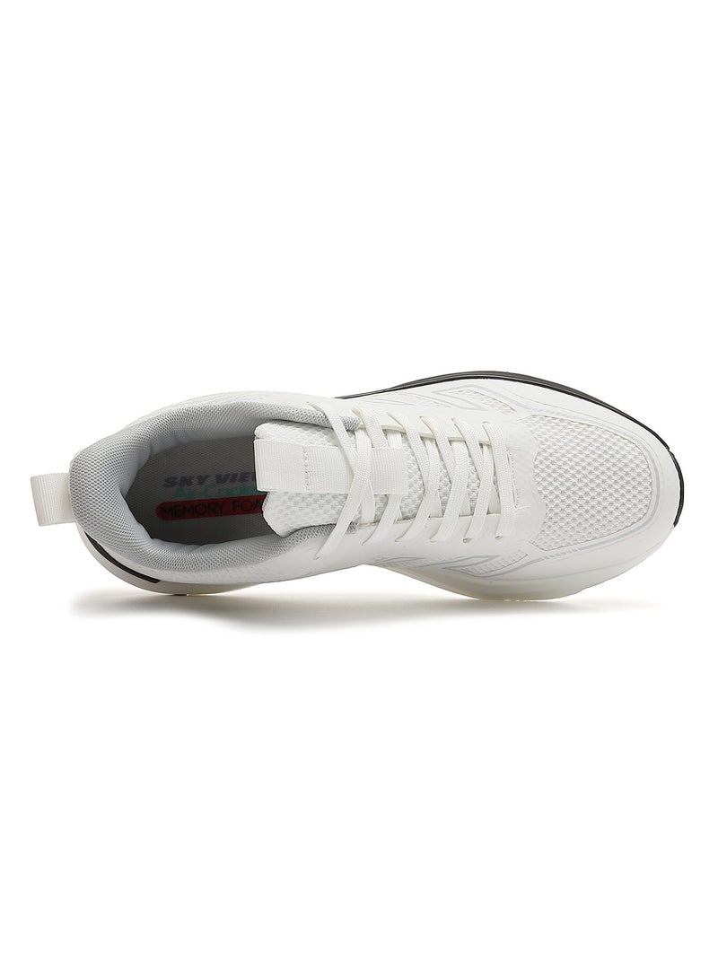 Athlesiure Men's Lace Up Walking Shoes Running Comfortable Tennis Breathable Non Slip Athletic Sports Shoes Gym Workout Cross Training Sneakers With Non-Slip Backing