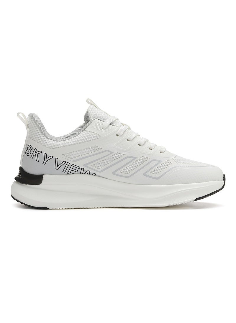 Sky View Athlesiure Men's Lace Up Walking Shoes Running Comfortable Tennis Breathable Non Slip Athletic Sports Shoes Gym Workout Cross Training Sneakers With Non-Slip Backing  - Image 2