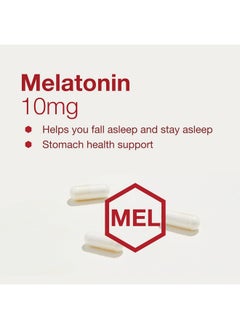 Protocol For Life Balance Protocol Melatonin Extra Strength - 10 mg Melatonin - Sleeping Support for Adults - Daily Immune Support - Pineal Gland Aid - Kosher & Non-GMO - 100 Veg Capsules  - Image 4