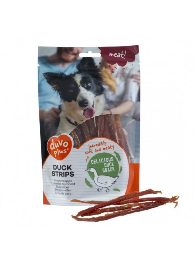 duvo Plus Duvo Dog Snack 80g[Flavor - Duck, Options - Strips] - Image 1