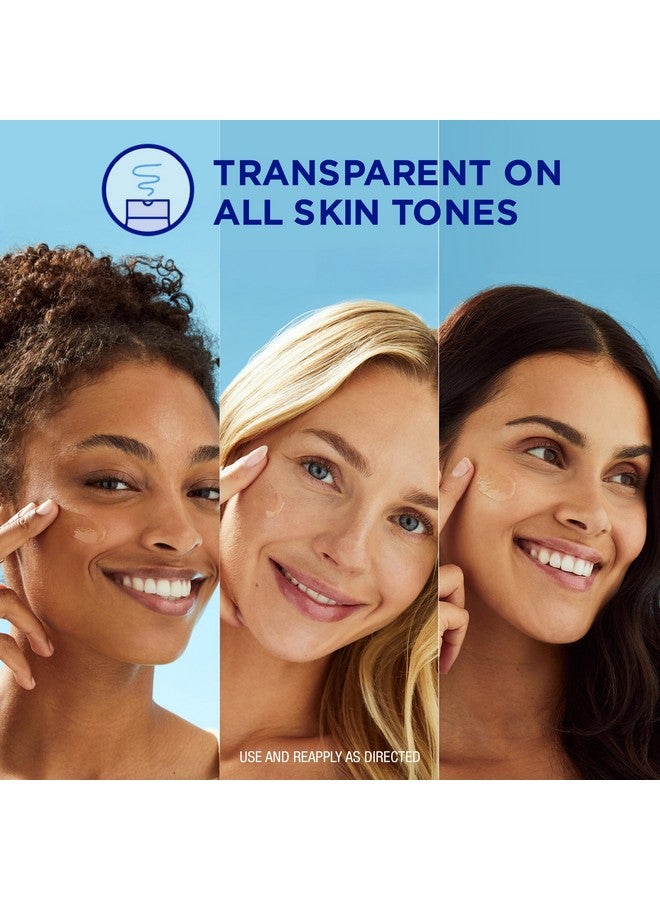 Coppertone Every Tone Invisible Finish Hydrating UV Defense Face Sunscreen SPF 60+ with Ceramides, Lightweight, Blends in Clear Sunscreen for All Skin Tones, 1.7 Fl Oz Pump Bottle - Image 4