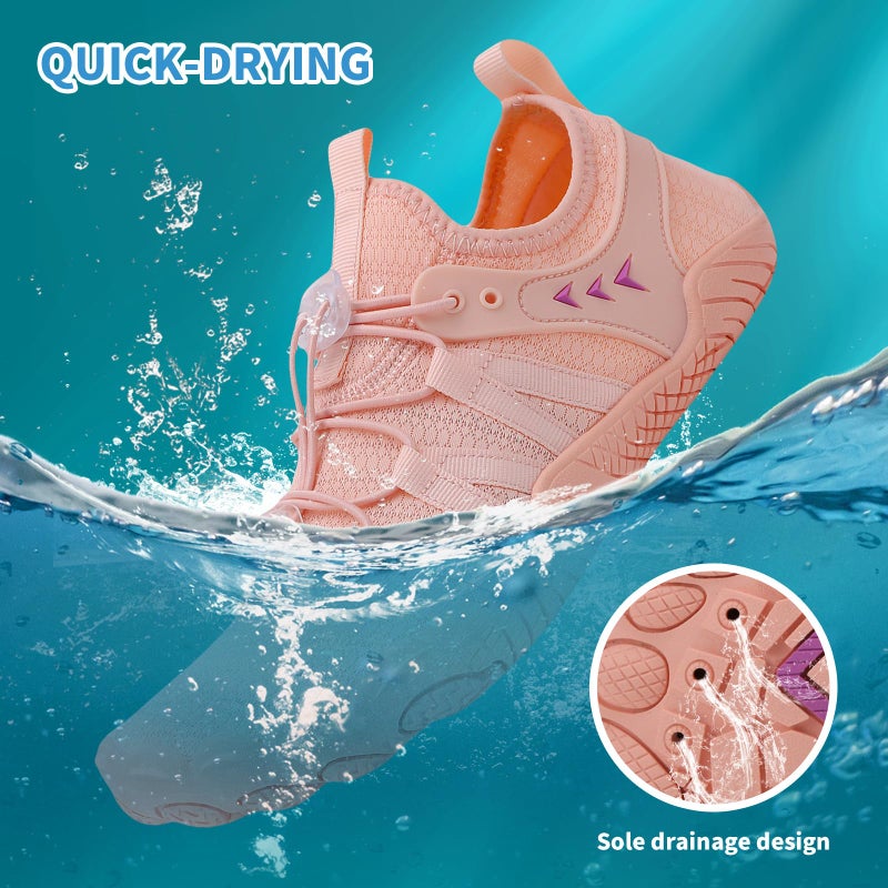 ziitop Water Shoes for Women Men Beach Women Swim Pool River Barefoot Quick Dry Slip-on for Pool Beach Surf Water Park Yoga - Image 3