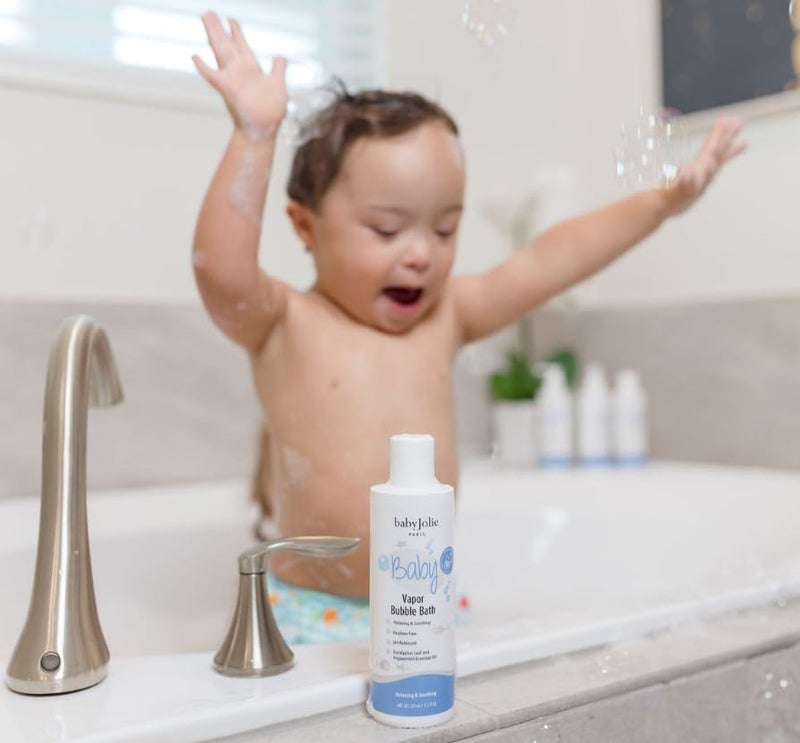 Baby Jolie Vapor Bubble Bath - Baby & Kids Bathing Aromatherapy for Stuffy Nose and Cough Relief, Made with Eucalyptus and Peppermint Extract, Natural Essential Oils, 7.5 oz - Image 3