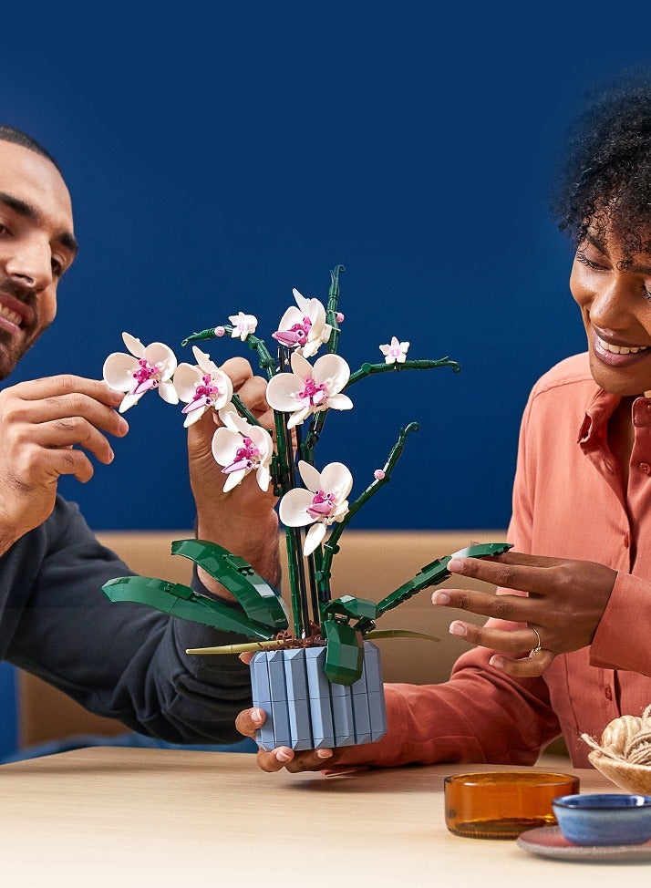 NIBEMINENT LEGO 10280 Creator Expert Flower Bouquet, Artificial Flowers, Botanical Collection, Set for Adults - Image 4