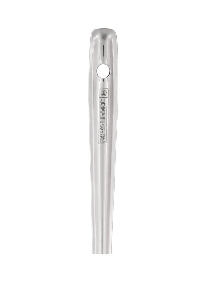 Royalford Stainless Steel Basting Turner Large Stainless Steel Head With A Long Handle Perfect For Flipping Lifting And Transferring Food Silver 30.5cm - Image 4