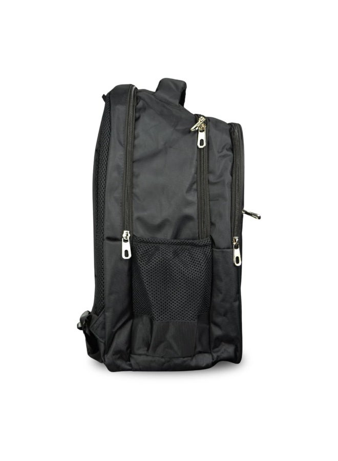 Giftology Rivne Multi-Compartment Laptop Backpack, Smart Design for Everyday Professionals - Black - Image 3