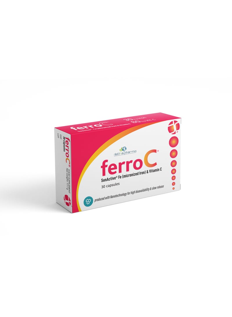FERRO C – Micronized Iron + Vitamin C. Advanced Technology for Better Absorption and Daily Iron Support - Image 1
