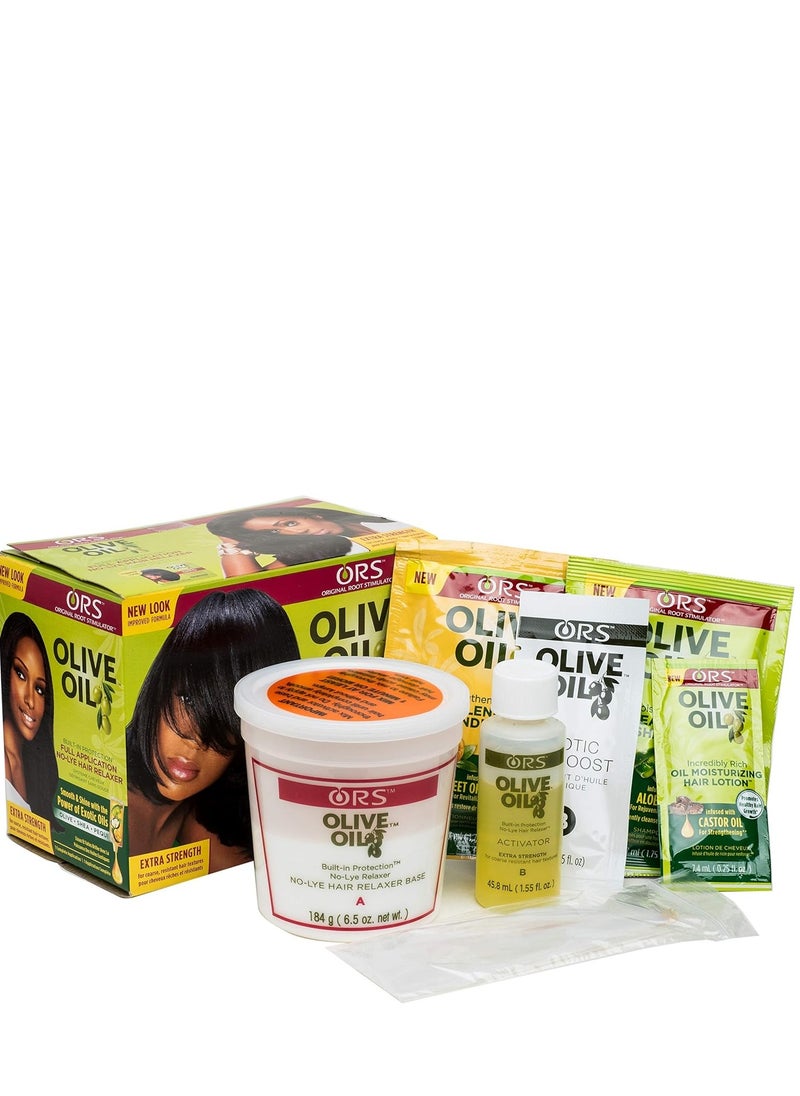 ORS ORS Organic Root Stimulator No Lye Relaxer Kit Olive Oil, Extra Strength  - Image 3