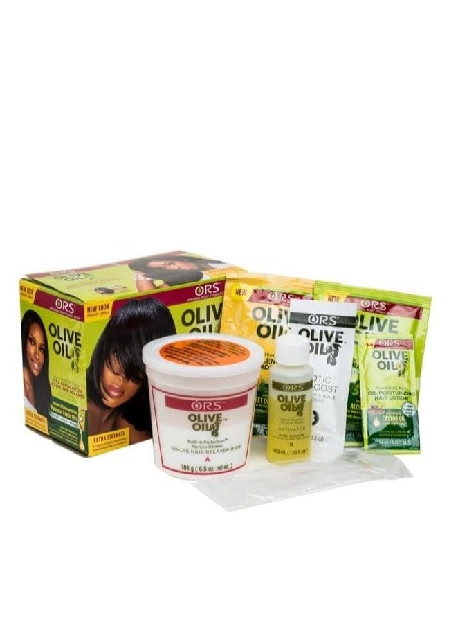 ORS ORS Organic Root Stimulator No Lye Relaxer Kit Olive Oil, Extra Strength  - Image 2