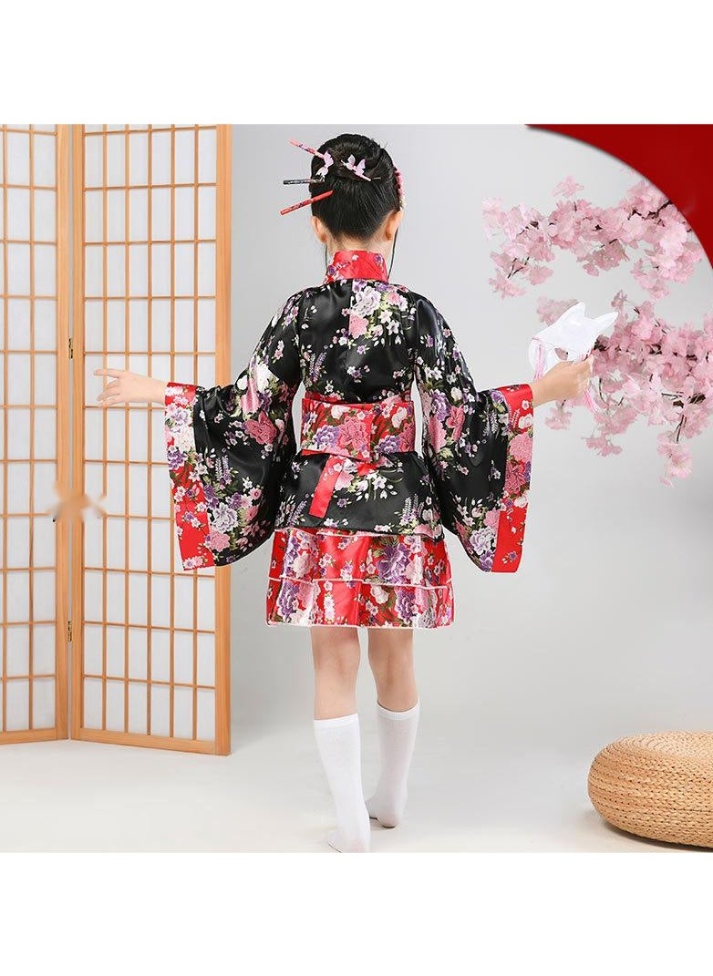 General - Japanese traditional dress kimono robe for kids girls costume - Image 1