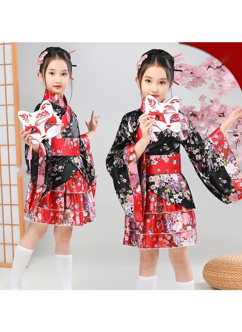 General - Japanese traditional dress kimono robe for kids girls costume - Image 1