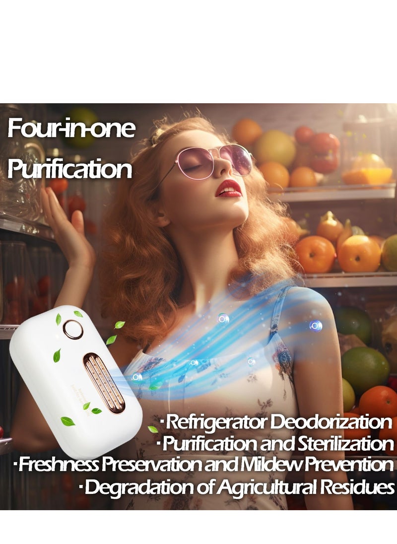 SYOSI Odor Eliminator for Home and Car, Long-Lasting Deodorizer, Powerful Smell Removal Solution, Household kitchen Refrigerator Deodorizer Sterilization, Heavy-Duty Odor Absorber (White)  - Image 3