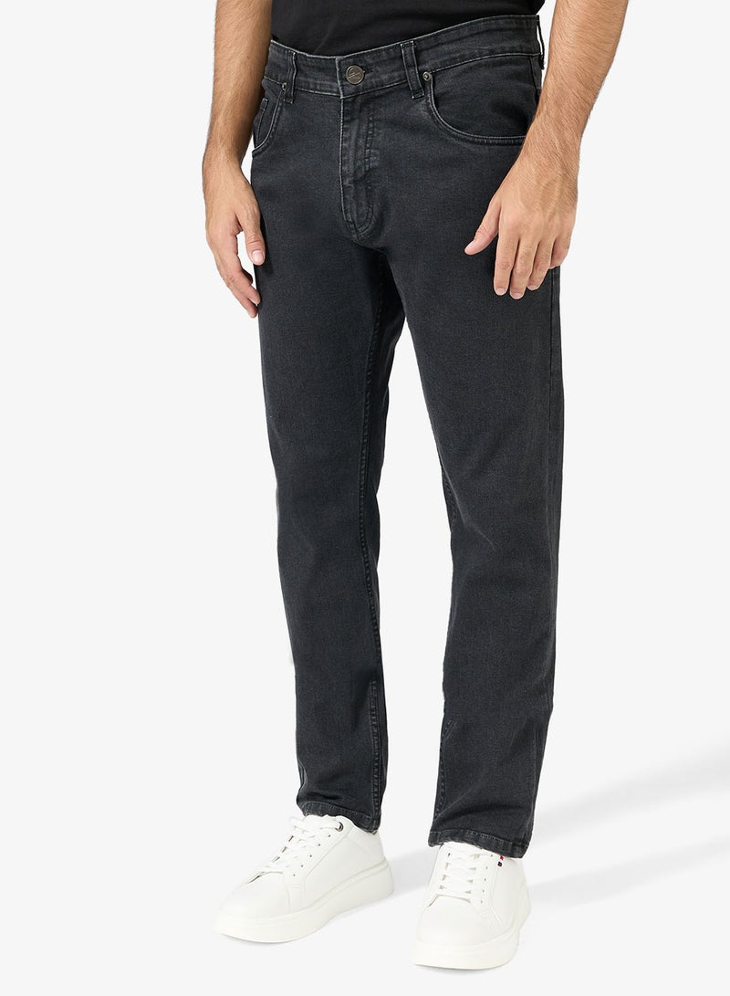 سفنتي فايف جينز بقصة مستقيمة - Image 1