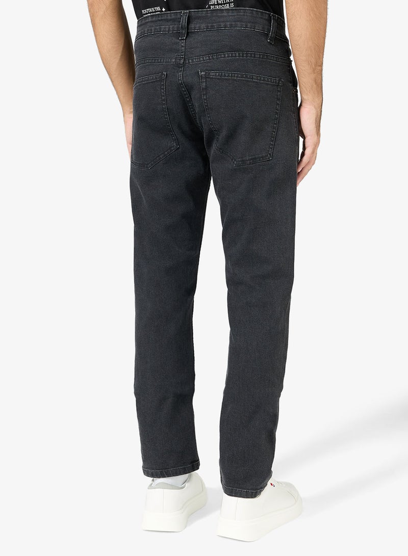 سفنتي فايف جينز بقصة مستقيمة - Image 3