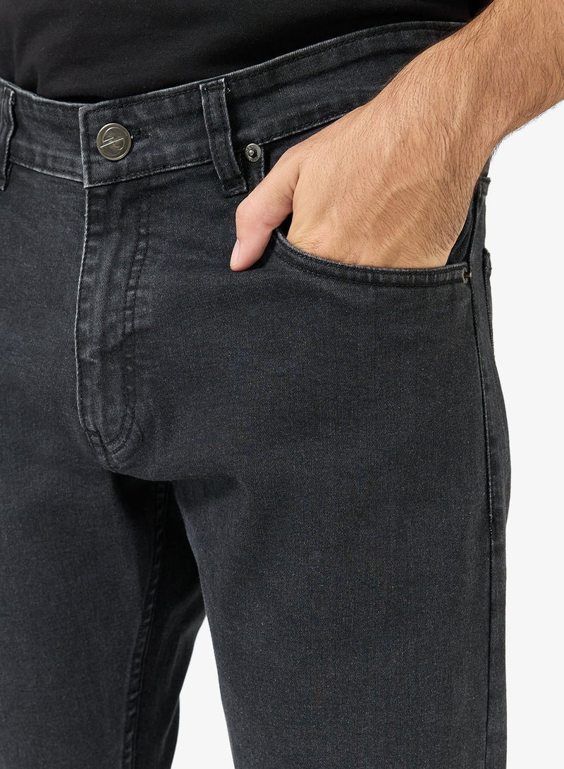 سفنتي فايف جينز بقصة مستقيمة - Image 4