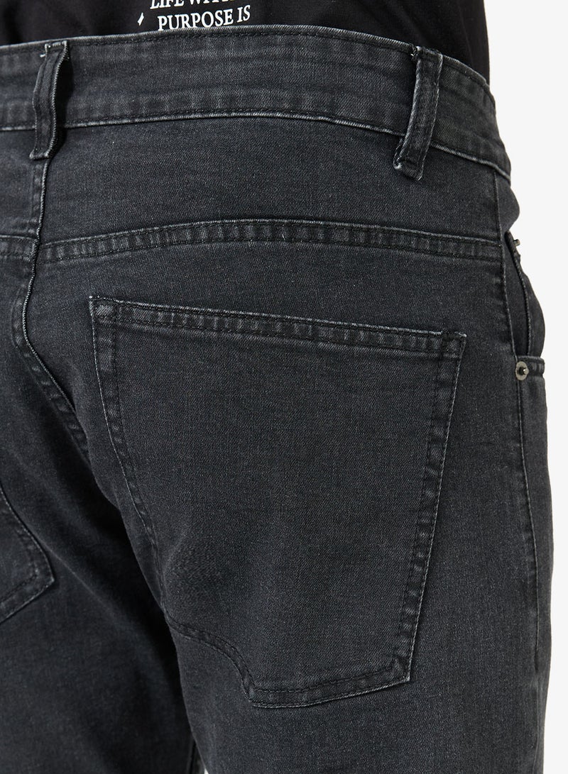 سفنتي فايف جينز بقصة مستقيمة - Image 5