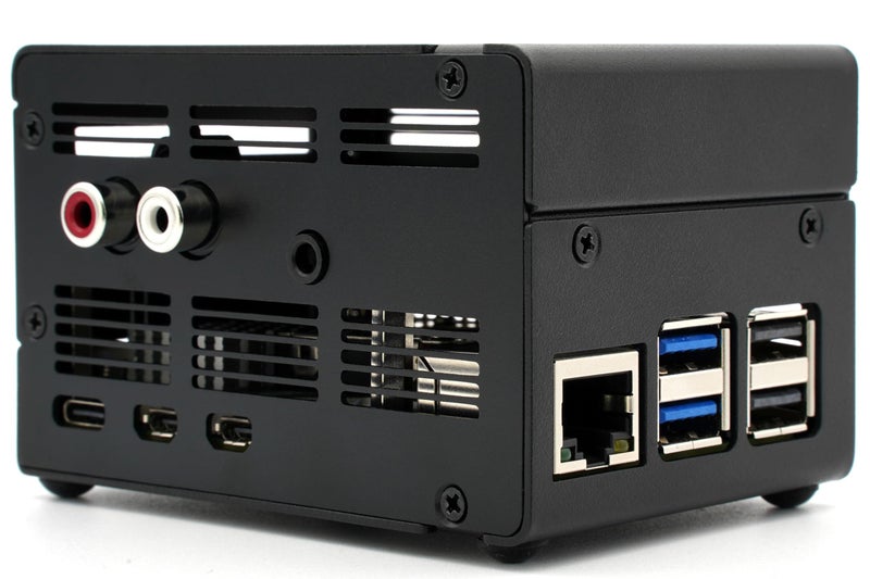 KKSB Cases KKSB Case for Raspberry Pi 5 with Audio HAT Support – Compatible with Pi DAC+ / DAC Pro and IQaudio Sound Cards - Image 1