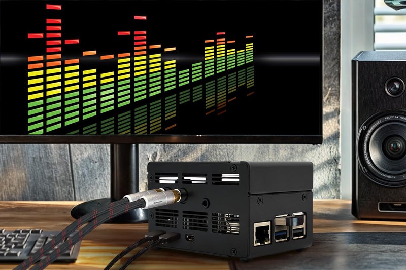 KKSB Cases KKSB Case for Raspberry Pi 5 with Audio HAT Support – Compatible with Pi DAC+ / DAC Pro and IQaudio Sound Cards - Image 2