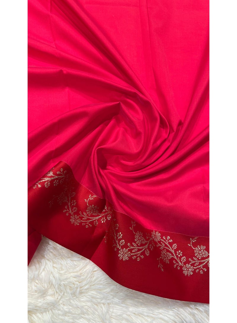 ساري بناراسي شبه حرير - Image 2