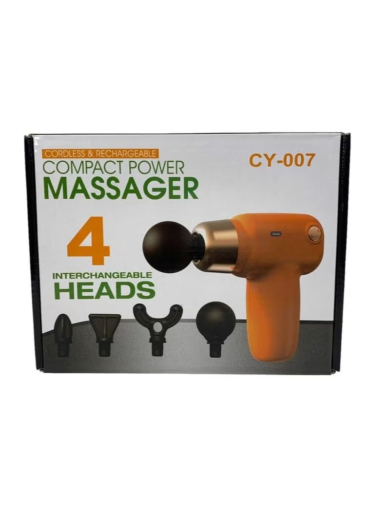 Electric massage Gun 4 Interchangeable Heads CY-007 - Image 2