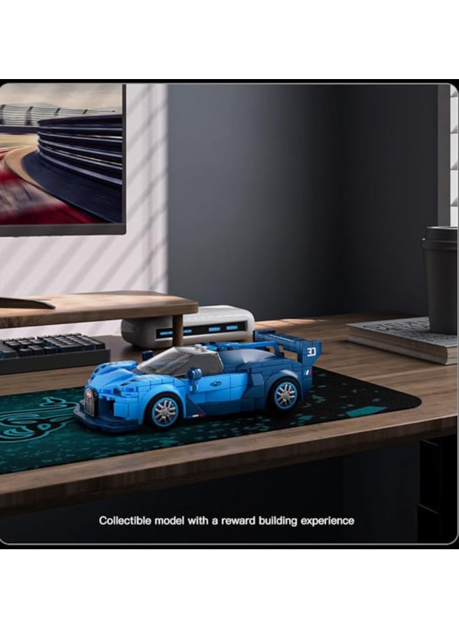 mould king 27001 Educational Speed Champion Car Vision GT Models Building Bricks Toys with Display Case, Model Car Kits Building Blocks, Toy Car Building Sets, Race Car Building Kit for Adults Kids 8+(336 PCS)  - Image 4