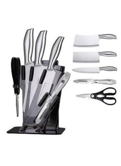 AGD 5-Piece Knives Set With Stand Silver/Black YG-612  - Image 1