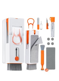Keyboard Cleaning Brush Kit 11 in 1 Electronics Cleaning Set Multi Cleaner Tool Multi-Function Cleaning Kit for Phone Camera Lens Computer with 3ml Mist Spray New Compact Design