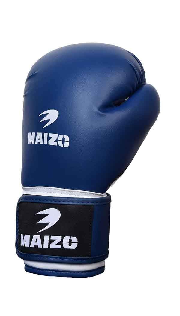 Maizo Pro Training Moulded Padding Gloves/Fighting & Kickboxing Gloves/Training Gloves for Combat, Matches & Practice for Men & Women (6oz, Blue White Black) - Image 3