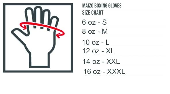 Maizo Pro Training Moulded Padding Gloves/Fighting & Kickboxing Gloves/Training Gloves for Combat, Matches & Practice for Men & Women (6oz, Blue White Black) - Image 5