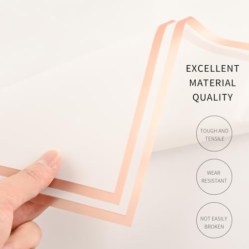 Bupduq 30 Sheets white Gold Edge Flower Bouquet Wrapping Paper，Florist Supplies Waterproof Floral Bouquet Wrapping Paper Bouquet Accessorie，Flower Shop Packaging Pape for DIY Gift Wedding Birthday - Image 5