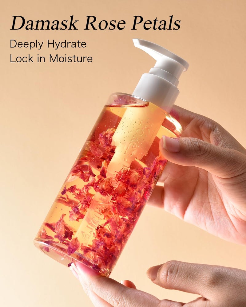Yoken Multi-Used Body Oil For Skin USDA Certified,Face,Hair and Nails,Multi Purpose Organic oil With Rose Petals,Vitamin E & Almond Oil Nourishing & Hydrating ,Body Oil for Moisture & Skin After Bath Oil - Image 5