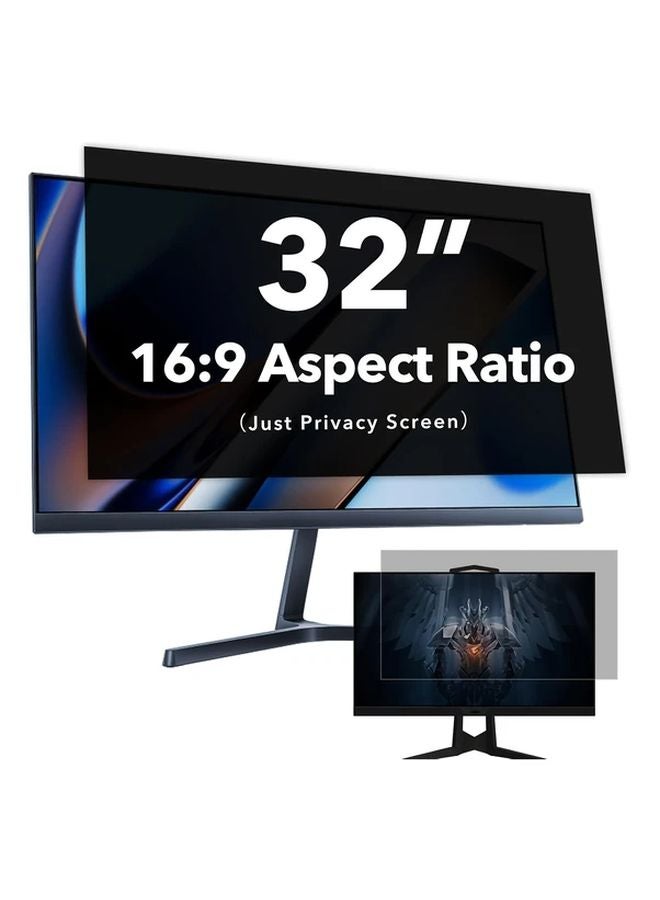 32 Inch Privacy Screen Protector Anti Glare Blue Light Blocking Removable Anti Spy Filter - Image 2