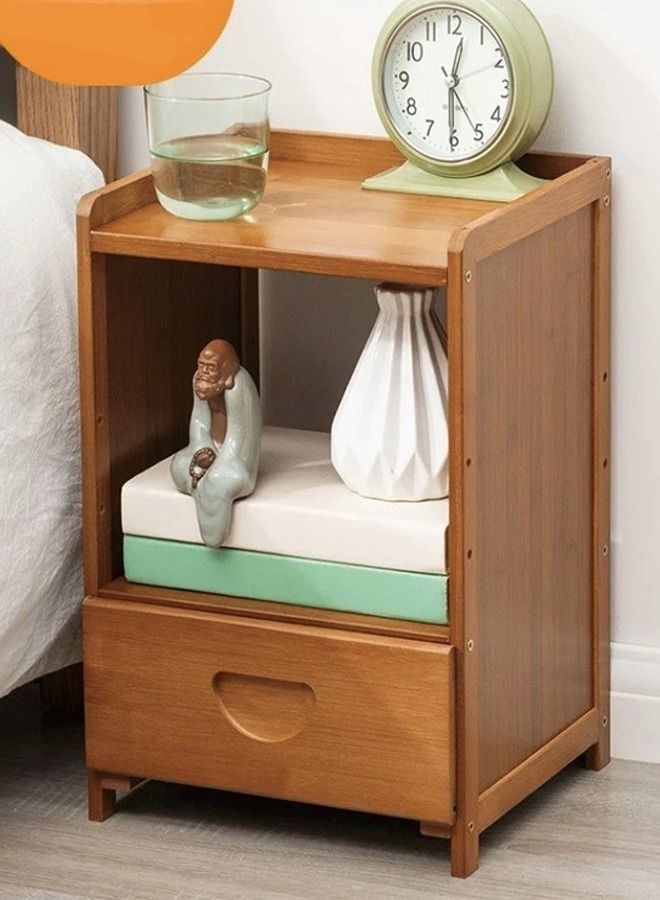 fashionhome Bedside Cabinet Simple Modern Storage Table 28 x 25 x 40 cm  - Image 1