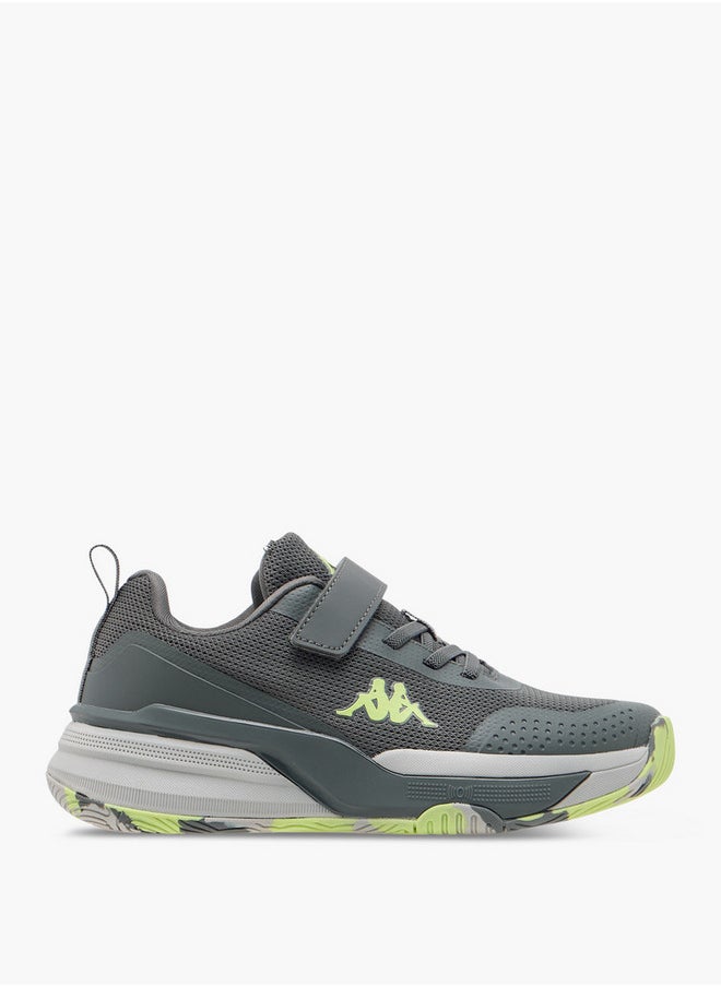 Boys' Pull Tab Detail Sports Shoes with Hook and Loop Closure