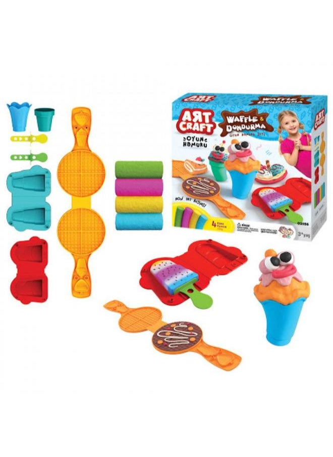 dede WAFFLES&ICE CREAM DOUGH SET 