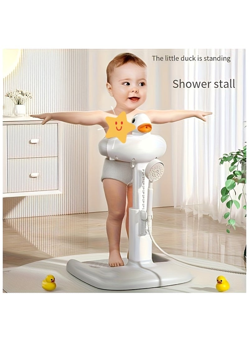 Coconut Baby Adjustable Standing Bath Rail, Non-Slip PP Material Bathing Station for Youngsters, Home Use Safety Bathing Holder, Youngsters Shower Accessory | Sleek Design | Durable Construction  - Image 4
