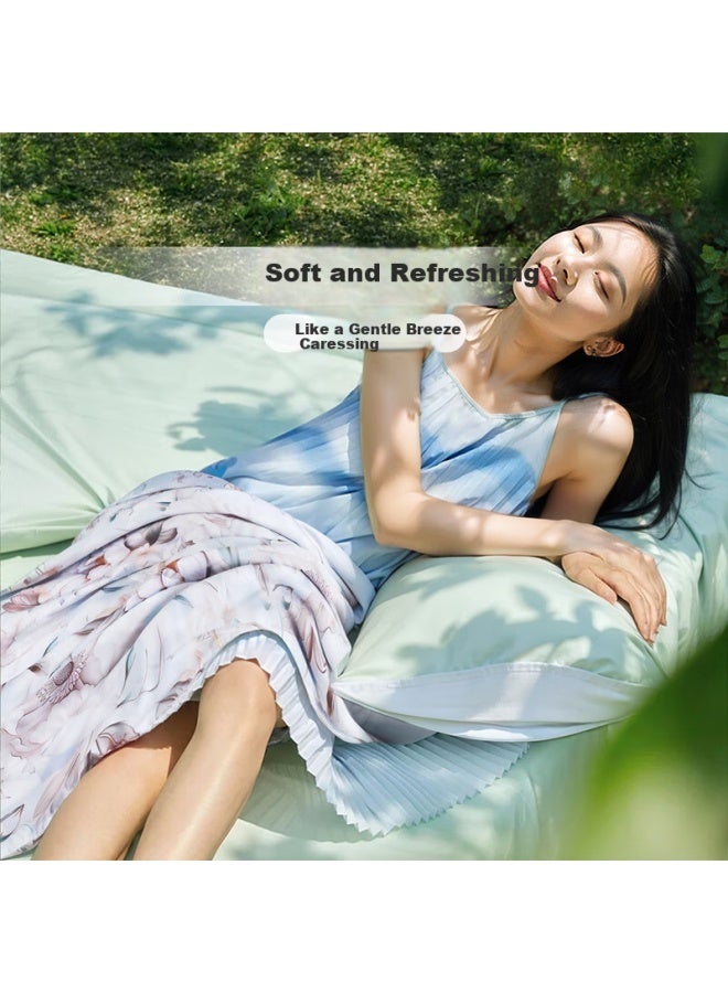 Fuanna Summer Washable Seven-hole Fiber Antibacterial Air Conditioning Quilt Double Extra Large Quilt Core 230*229cm - Image 1