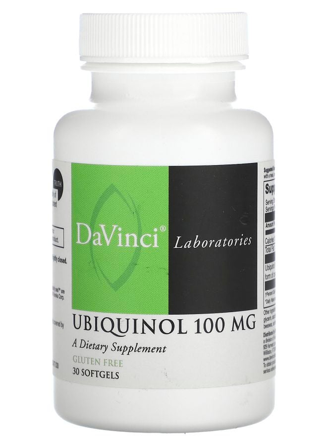 DaVinci Laboratories of Vermont يوبيكوينول 100 ملغ 30 كبسولة لينة