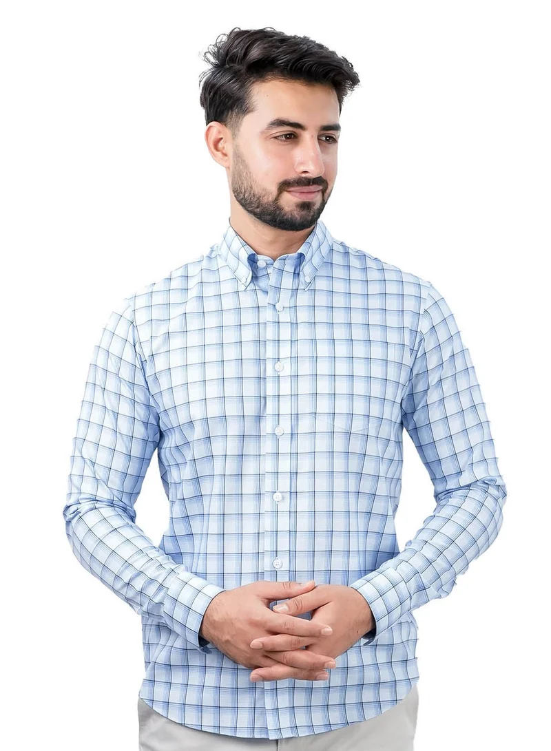 Men's Wrinkle-Free Long Sleeve Cotton Oxford Shirt