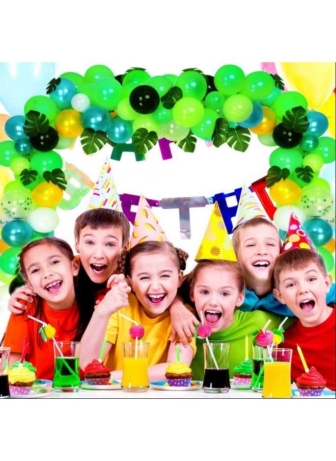 Amazleer - Forest Green Balloons 12 Inch Emerald Green Balloons 100 Pack Hunter Green Balloons For Photo Shoot Wedding Baby Shower Birthday Party Event Decoration Latex Big Round Army Balloons For Men Women - Image 1