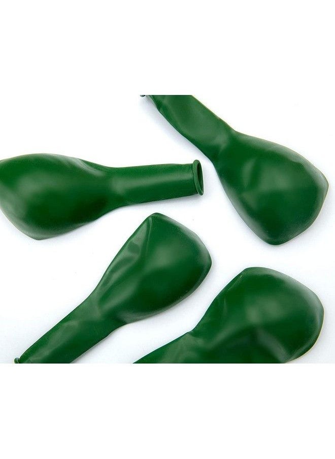 Amazleer - Forest Green Balloons 12 Inch Emerald Green Balloons 100 Pack Hunter Green Balloons For Photo Shoot Wedding Baby Shower Birthday Party Event Decoration Latex Big Round Army Balloons For Men Women - Image 1