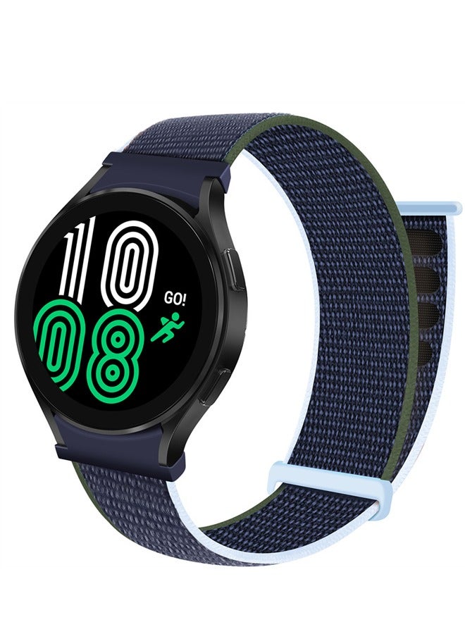 حزام من النايلون متوافق مع ساعة Samsung Galaxy Watch 6 Classic 47/43mm Galaxy Watch 6 40/44mm نهاية منحنية لا توجد فجوات حزام خفيف الوزن مسامي - Image 1