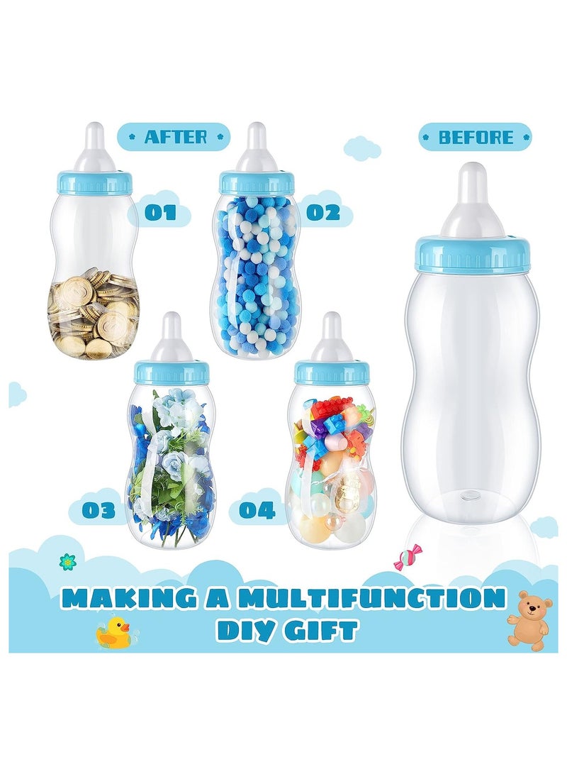 KASTWAVE Fillable Feeding Bottle Candy Box Plastic Candy Bottle, Baby Clear Bottle Shower Favor, Baby Bottle Piggy Bank for Girl Boy Candy Party Decor, 2 Pcs - Image 3