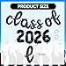 TONIFUL بالونات زينة تخرج 2026 بالخط الكوفي الأسود من TONIFUL - Image 2