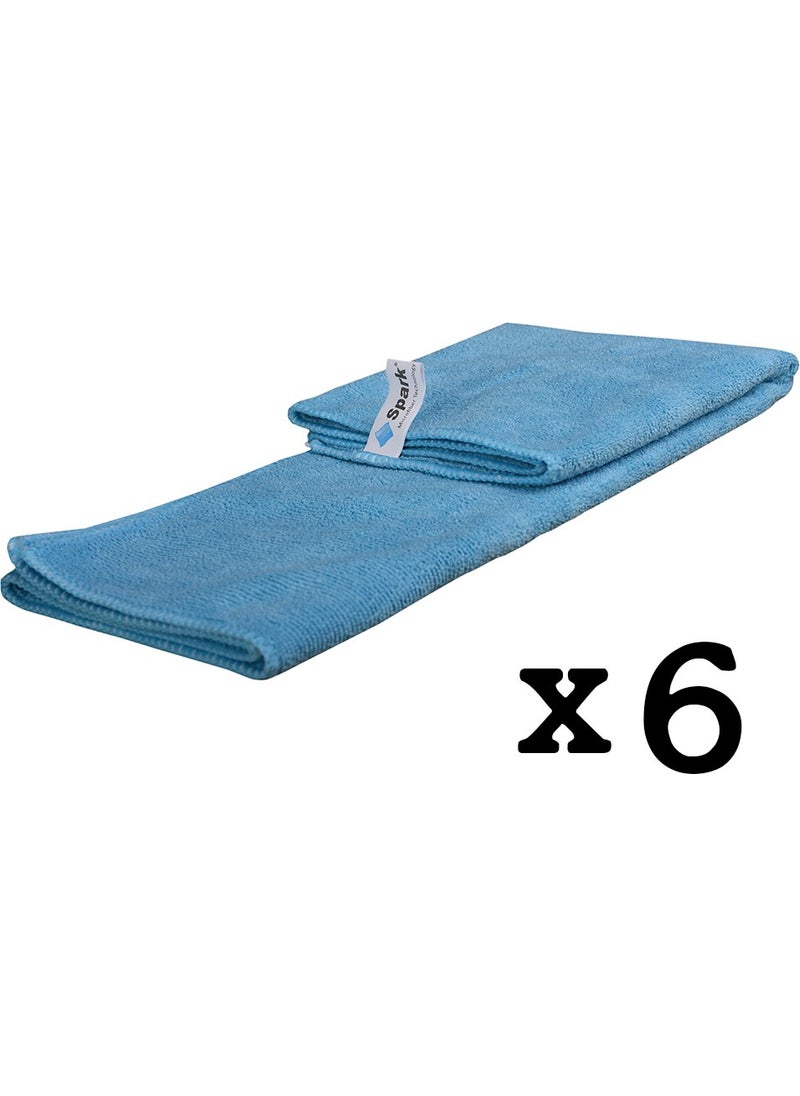 Spark Microfiber Towel Car Drying Cloth Set of 6  - Image 4