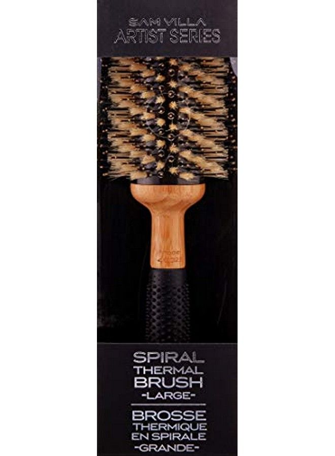 Sam Villa Artist Series Nylon & Boar Bristle Hair Brush Spiral Thermal Styling Brush - Image 4