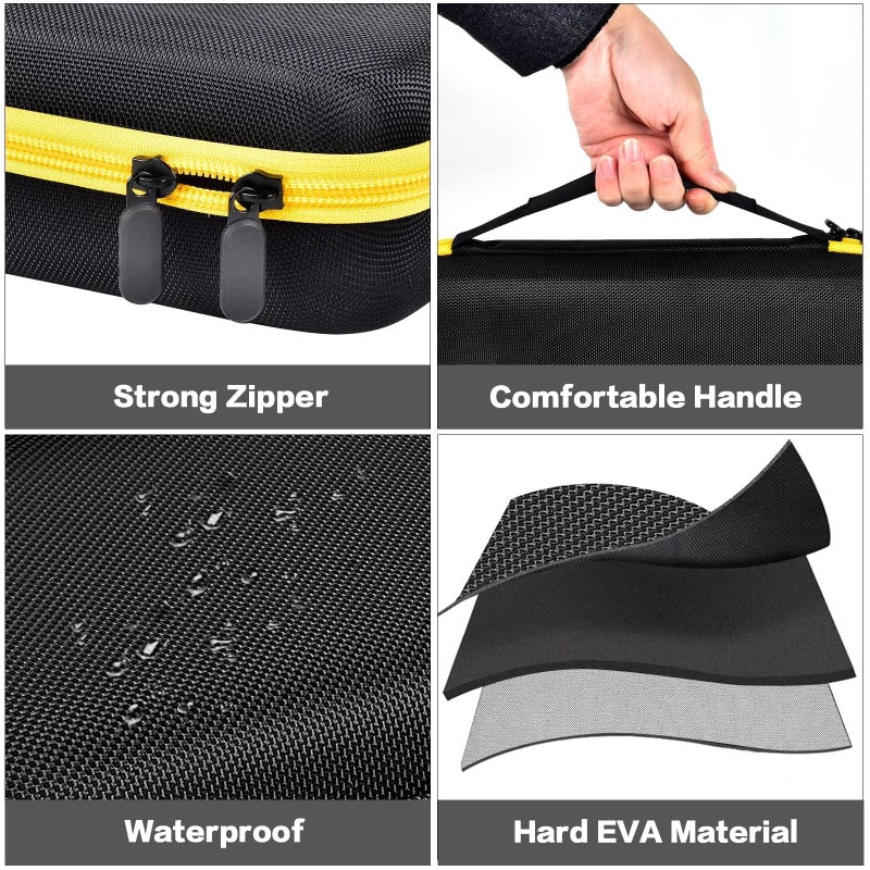 GWCASE حافظة متوافقة مع أدوات كلاين VDV501-851 VDV500-123 VDV226-110 VDV427-300. حاملة سفر لتخزين جهاز اختبار الكابلات لجهاز Scout Pro 3/ مجس التتبع/ قاطع الأسلاك والإكسسوارات (صندوق فقط) - Image 4